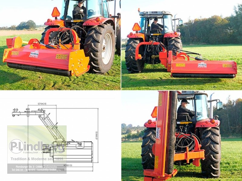 Mulchgerät & Häckselgerät tipa P.Lindberg GmbH Schlegelmulcher AGF-180 cm Knickpflege hydraulisch Böschungsmulcher, Neumaschine u Großenwiehe (Slika 1)