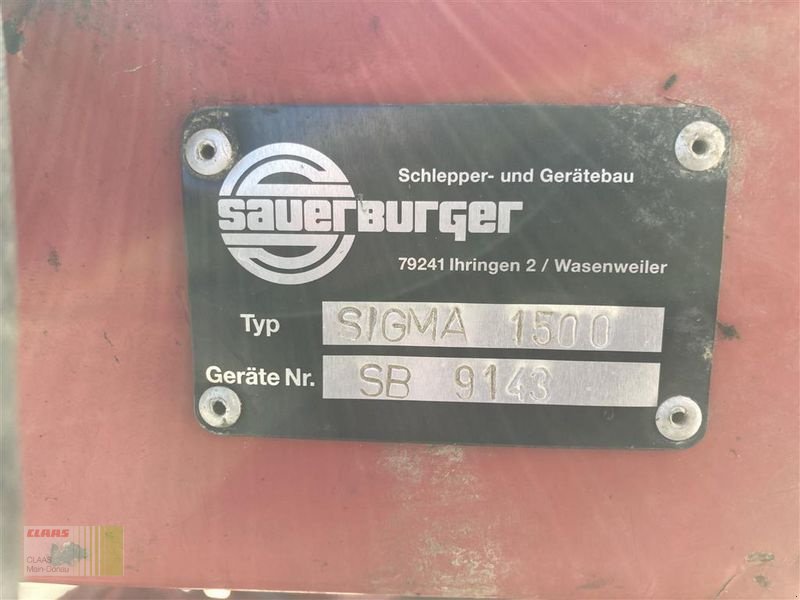 Mulchgerät & Häckselgerät типа Sauerburger SIGMA 150, Gebrauchtmaschine в Wassertrüdingen (Фотография 25)