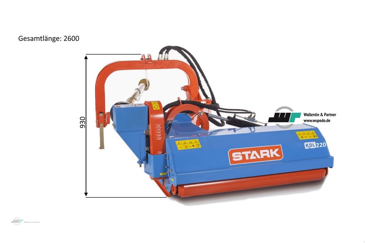 Mulchgerät & Häckselgerät del tipo Stark Böschungsmäher KDL 220 Stark ab 90 PS, Neumaschine en Wesenberg (Imagen 5)