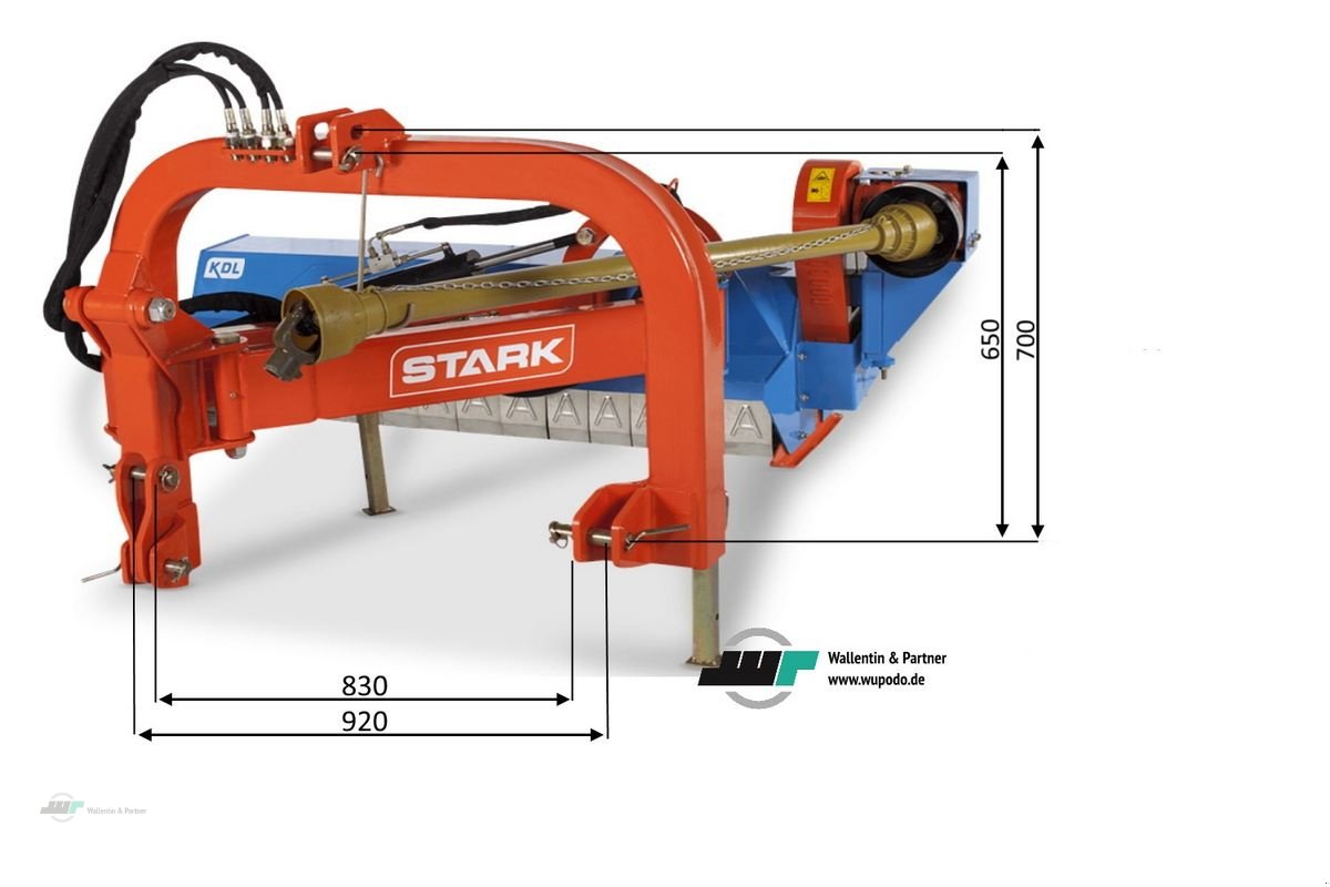 Mulchgerät & Häckselgerät des Typs Stark Böschungsmäher KDL 220 Stark ab 90 PS, Neumaschine in Wesenberg (Bild 4)