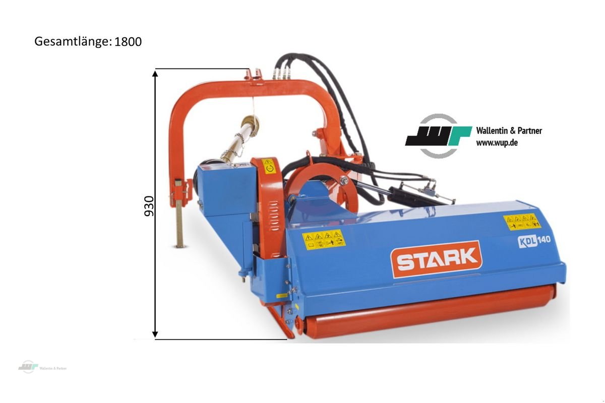 Mulchgerät & Häckselgerät tip Stark Böschungsmulcher 140 KDL Stark Auslegemulcher, Neumaschine in Wesenberg (Poză 4)