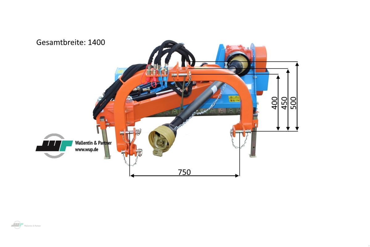 Mulchgerät & Häckselgerät του τύπου Stark Böschungsmulcher Böschungsmäher 125 KDS Stark, Neumaschine σε Wesenberg (Φωτογραφία 3)