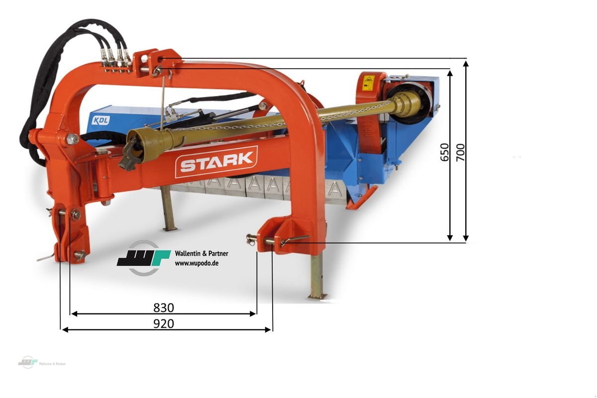 Mulchgerät & Häckselgerät Türe ait Stark Böschungsmulcher Stark KDL 140 ab 50 PS, Neumaschine içinde Wesenberg (resim 3)