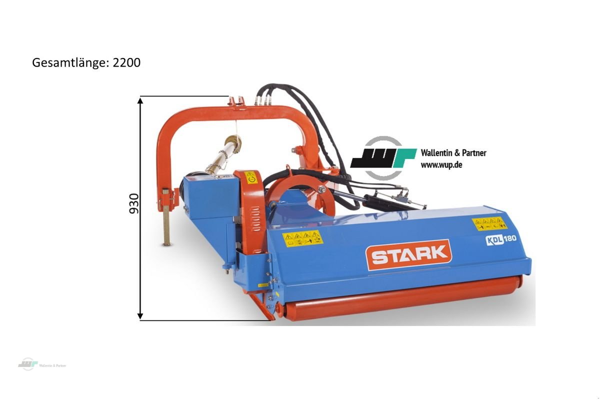 Mulchgerät & Häckselgerät tip Stark Böschungsmulcher Stark KDL 180 ab 70 PS, Neumaschine in Wesenberg (Poză 4)