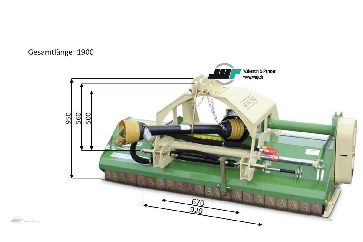 Mulchgerät & Häckselgerät of the type Stark Mulcher KMH 175 Profi STARK Schlegelmulcher ab 4, Neumaschine in Wesenberg (Picture 4)