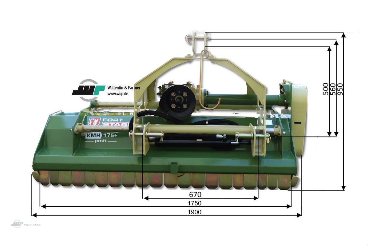 Mulchgerät & Häckselgerät typu Stark Schlegelmulcher KMH 175 F Profi + Stark hydr. Se, Neumaschine v Wesenberg (Obrázek 3)