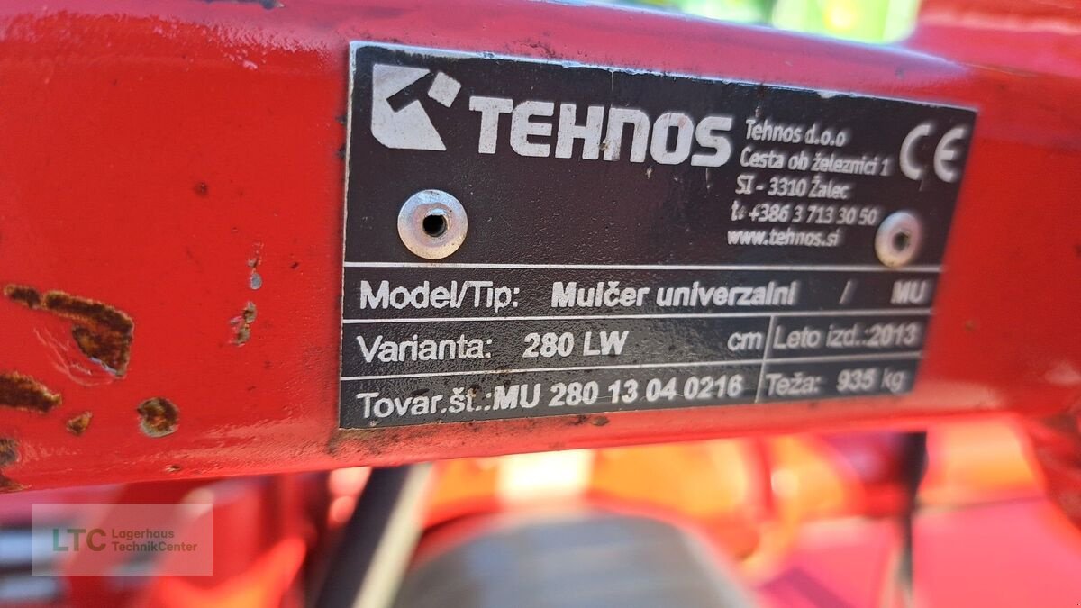 Mulchgerät & Häckselgerät of the type Tehnos 280LW, Gebrauchtmaschine in Redlham (Picture 8)