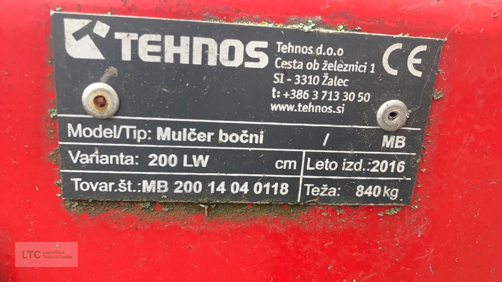 Mulchgerät & Häckselgerät типа Tehnos MB 200L, Gebrauchtmaschine в Eggendorf (Фотография 10)