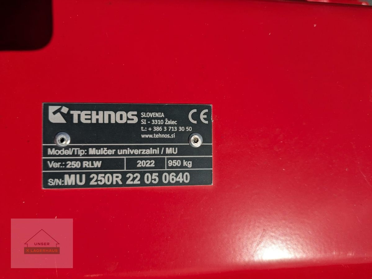 Mulchgerät & Häckselgerät Türe ait Tehnos MU 250 R, Gebrauchtmaschine içinde Schlitters (resim 2)