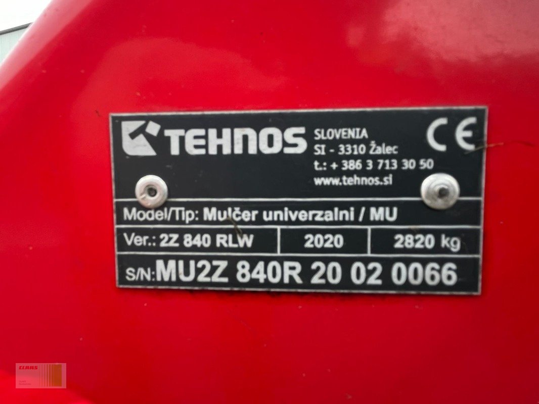 Mulchgerät & Häckselgerät del tipo Tehnos MU2Z 840R LW, Gebrauchtmaschine en Risum-Lindholm (Imagen 5)