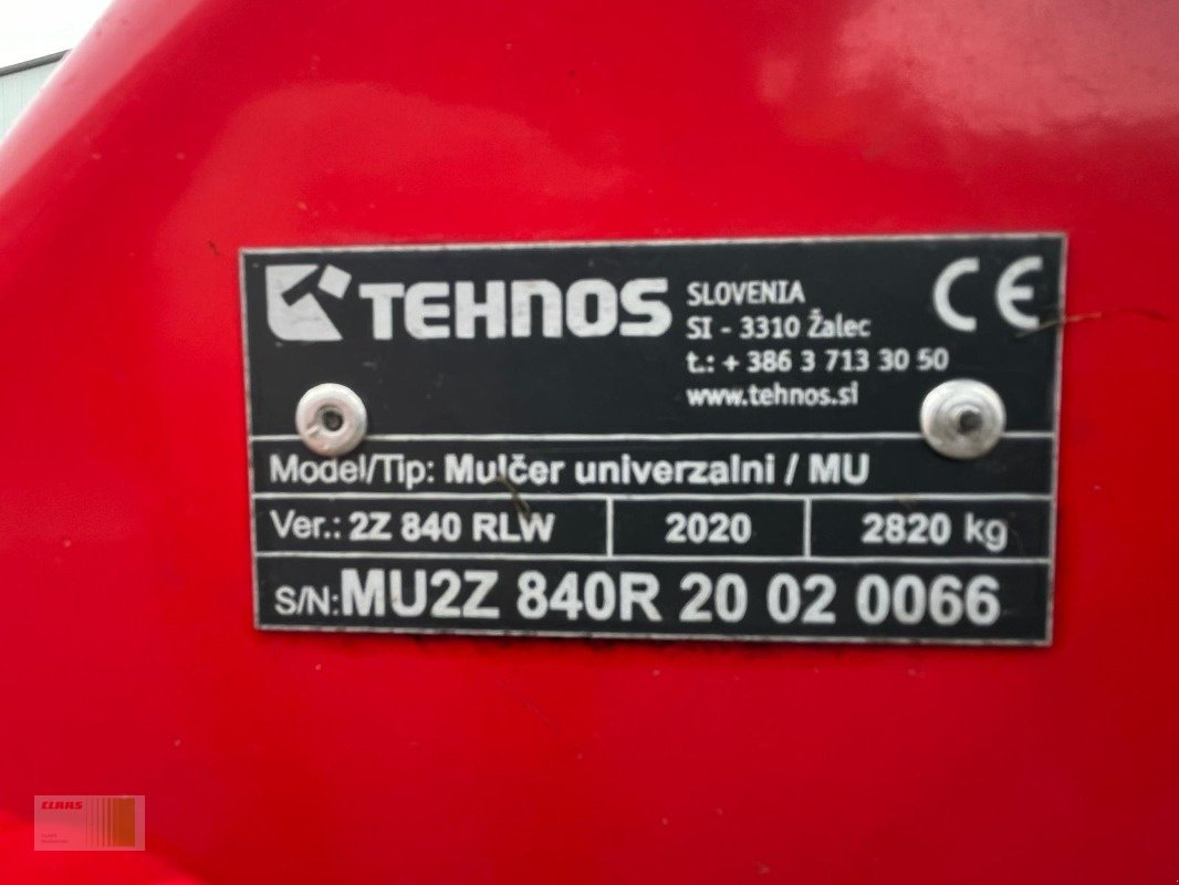 Mulchgerät & Häckselgerät του τύπου Tehnos MU2Z 840R LW, Gebrauchtmaschine σε Risum-Lindholm (Φωτογραφία 5)