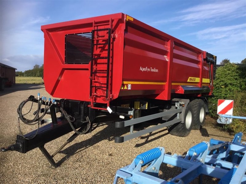 Muldenkipper typu AS Trailers 18 tons bagtipvogn med fransk bagsmæk, Gebrauchtmaschine w Bredsten (Zdjęcie 1)