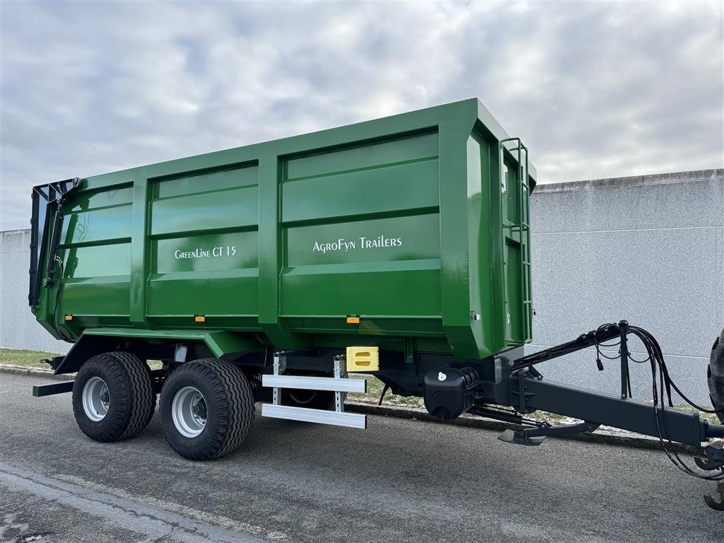 Muldenkipper of the type AS Trailers Greenline CT 15 med fransk bagklap, Gebrauchtmaschine in Ringe (Picture 2)