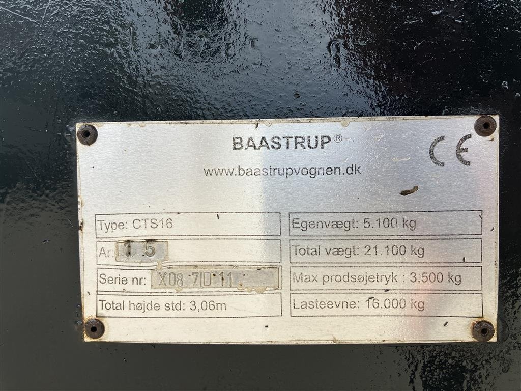 Muldenkipper del tipo Baastrup CTS 16 Tipvogn., Gebrauchtmaschine In Spøttrup (Immagine 5)