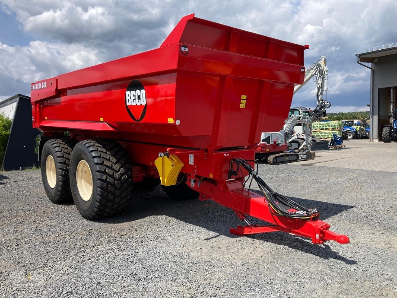 Muldenkipper del tipo BECO Maxxim 240XL, Neumaschine en Neuhof - Dorfborn (Imagen 1)