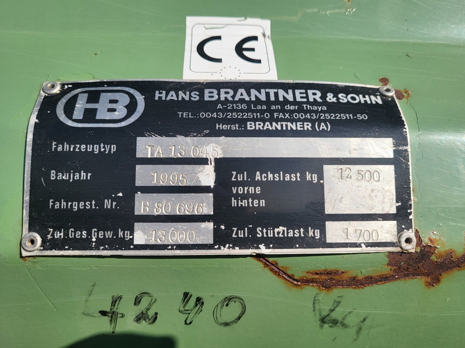 Muldenkipper typu Brantner TA 13045, Gebrauchtmaschine w Bruck (Zdjęcie 3)