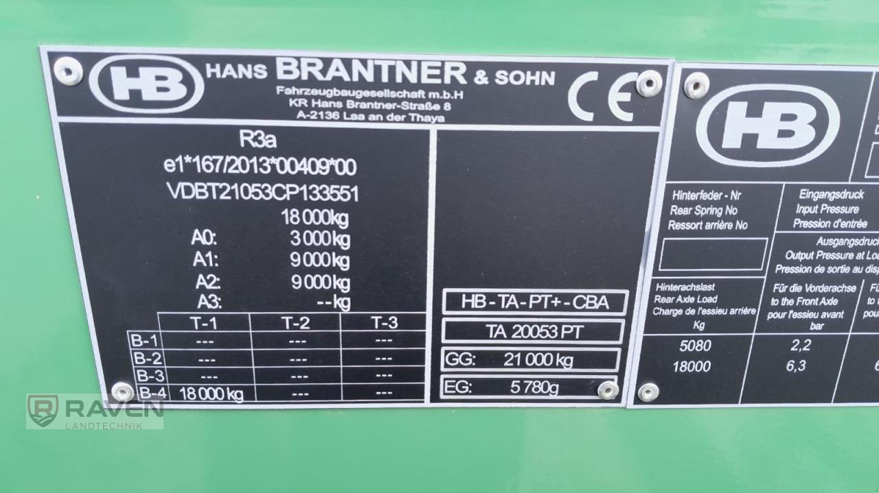 Muldenkipper of the type Brantner TA 20053/2 POWER TUBE, Neumaschine in Sulingen (Picture 13)