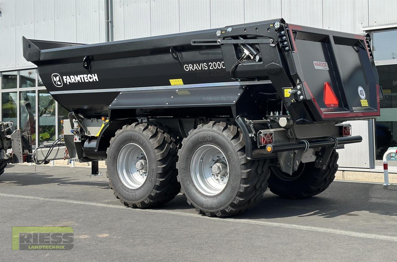 Muldenkipper van het type Farmtech GRAVIS 2000 Hardox BLACK EDITION, Neumaschine in Homberg/Ohm - Maulbach (Foto 8)