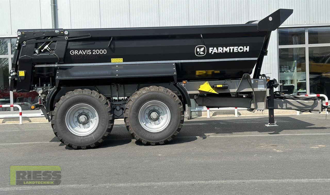 Muldenkipper Türe ait Farmtech GRAVIS 2000 Hardox BLACK EDITION, Neumaschine içinde Homberg/Ohm - Maulbach (resim 9)