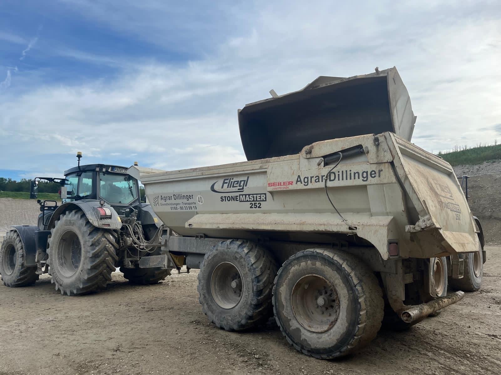 Muldenkipper du type Fliegl Stone Master 252 Profi, Gebrauchtmaschine en Bad Füssing (Photo 3)