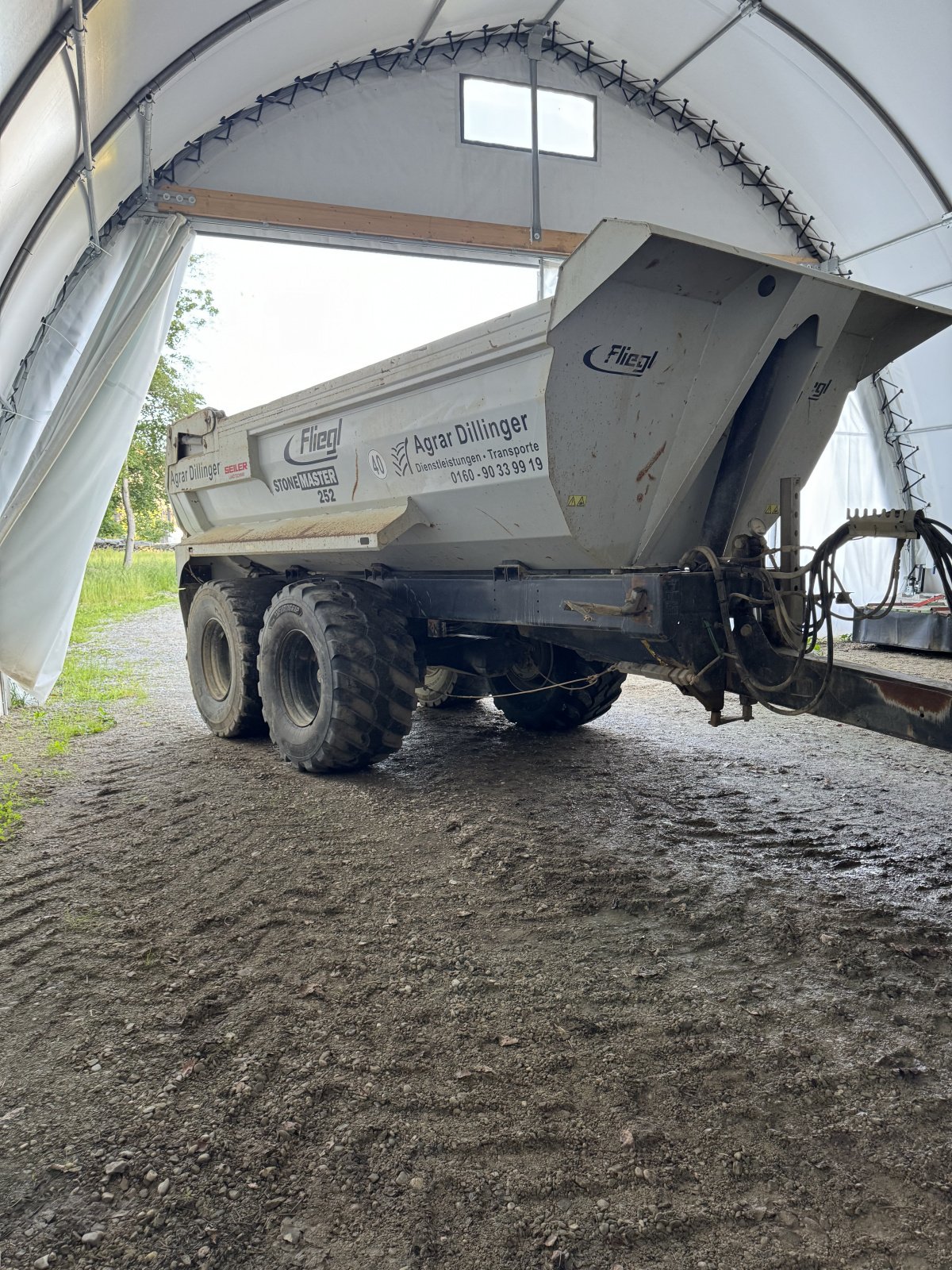 Muldenkipper van het type Fliegl Stone Master 252 Profi, Gebrauchtmaschine in Bad Füssing (Foto 8)