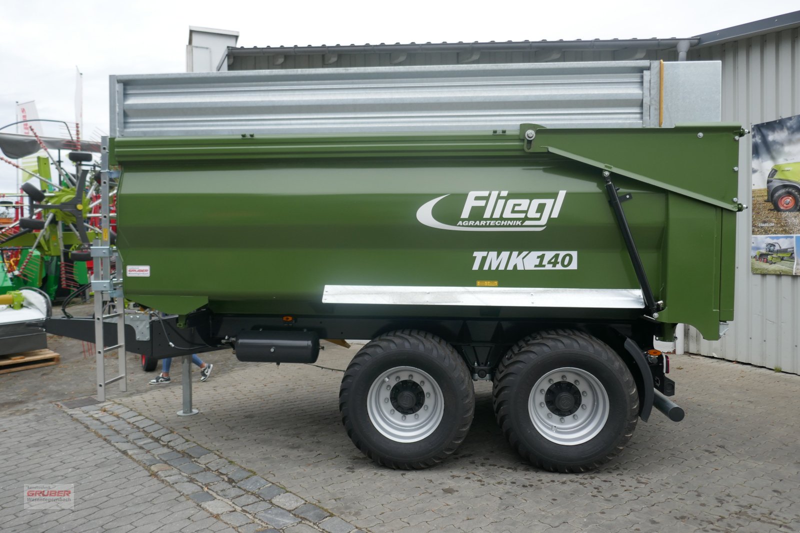 Muldenkipper del tipo Fliegl Tandem-Muldenkipper TMK 140 FOX -> wenig eingesetzte Maschine, Gebrauchtmaschine en Dorfen (Imagen 1)