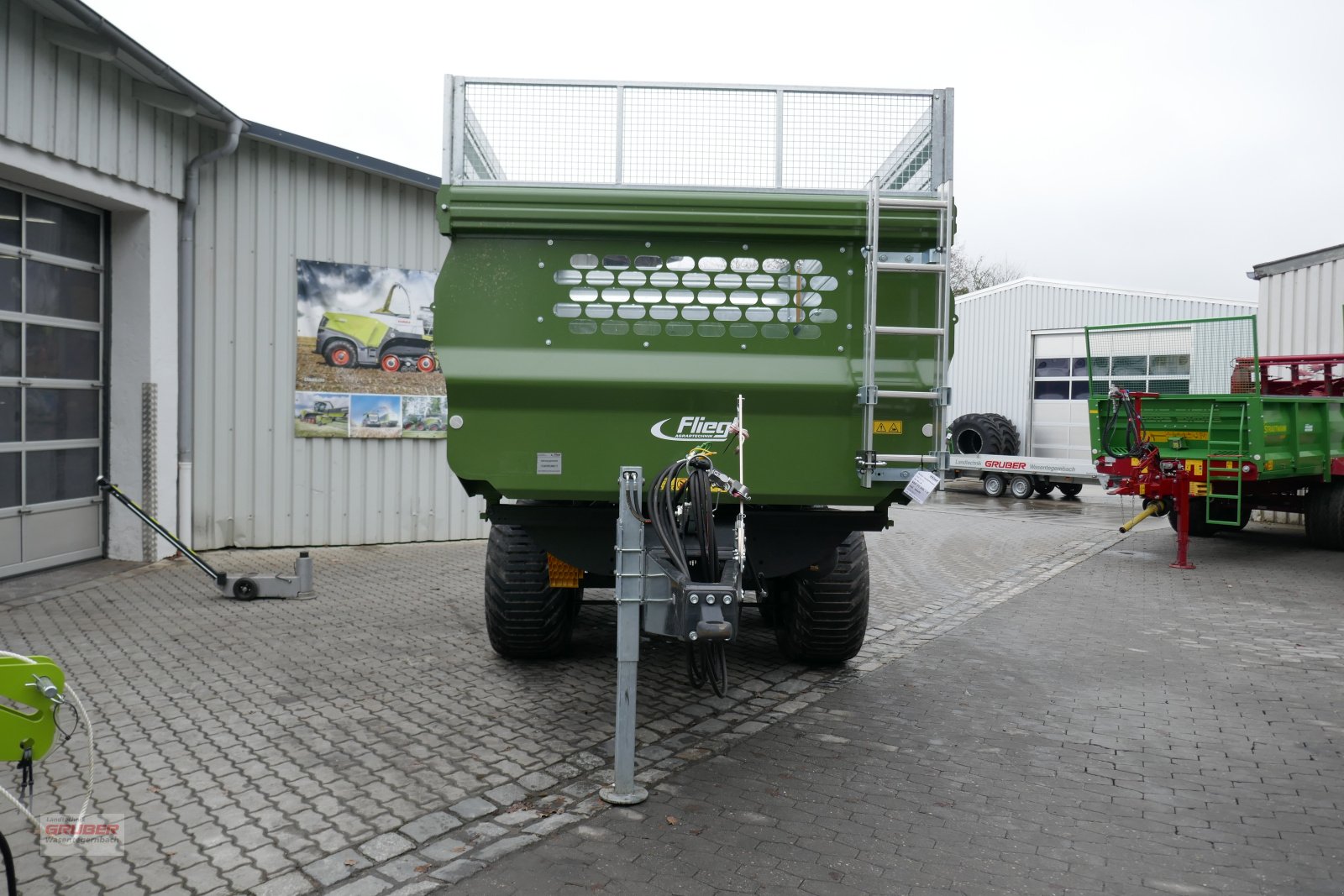 Muldenkipper del tipo Fliegl TMK 140 FOX, Neumaschine In Dorfen (Immagine 2)