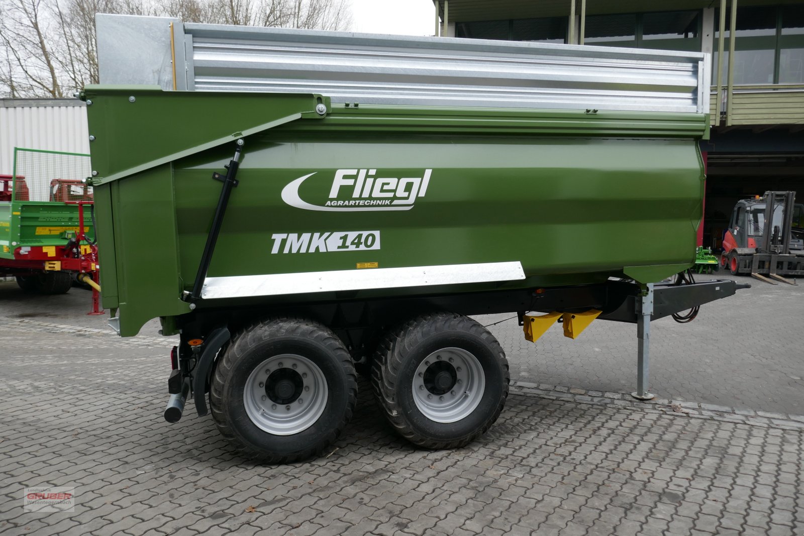 Muldenkipper del tipo Fliegl TMK 140 FOX, Neumaschine In Dorfen (Immagine 3)