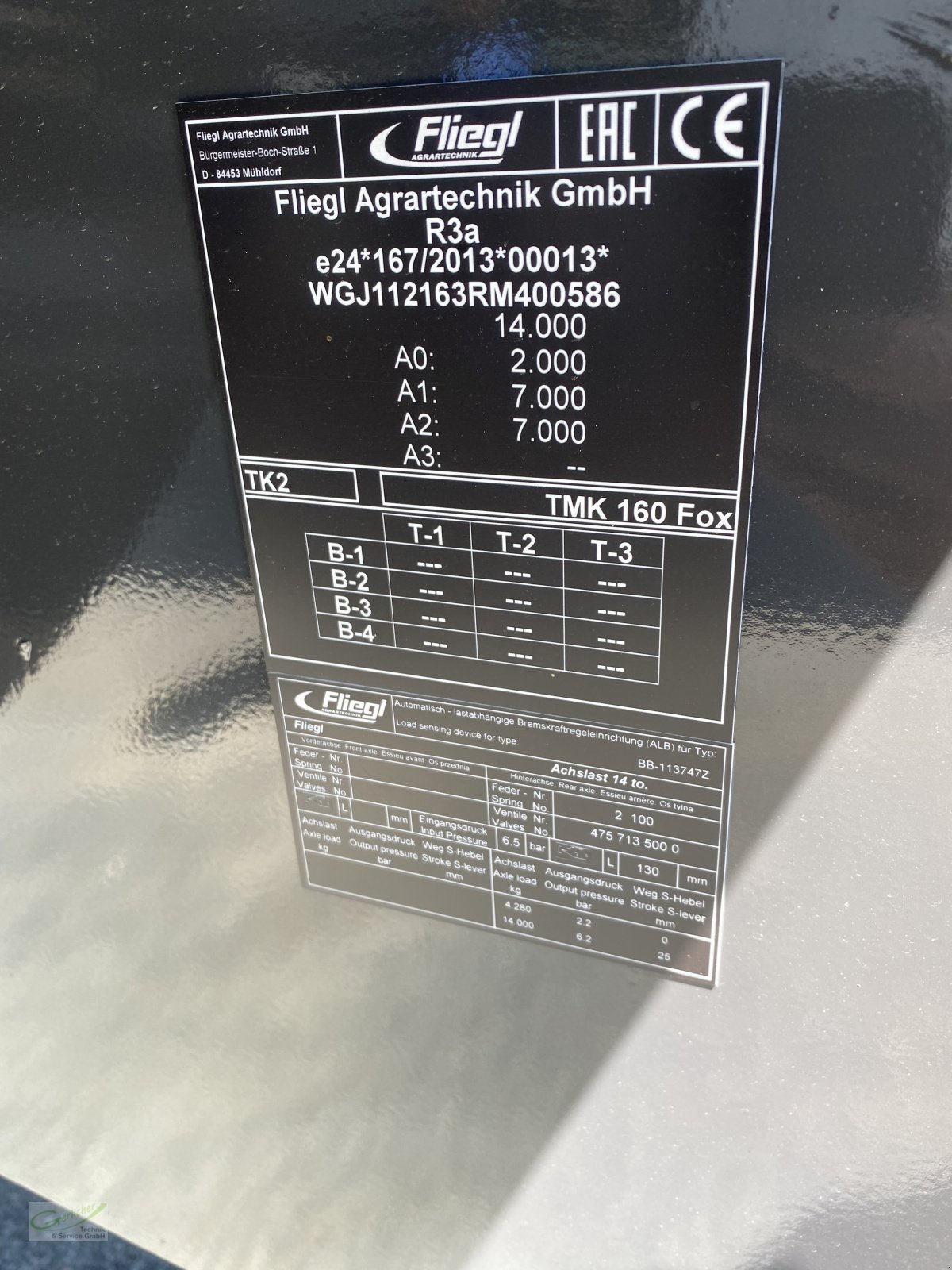 Muldenkipper типа Fliegl TMK 160 FOX AKTIONSPREIS, Neumaschine в Neustadt (Фотография 5)