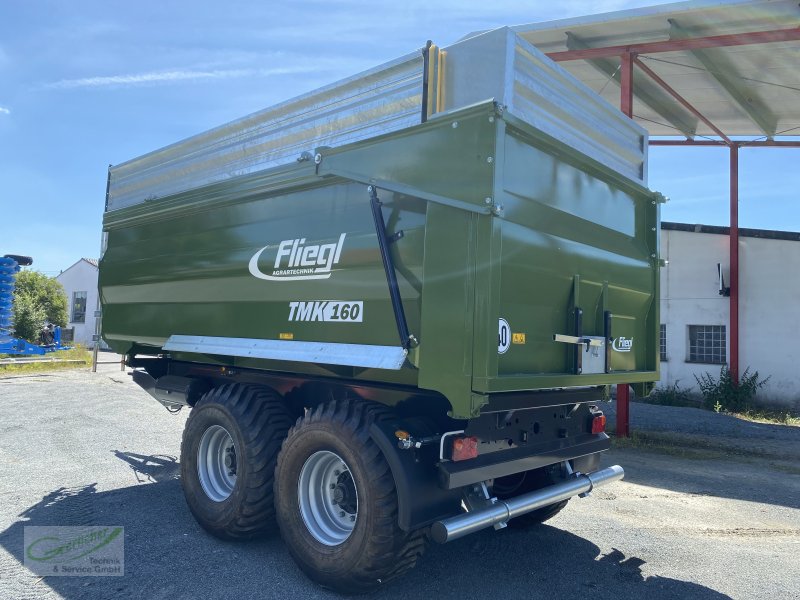 Muldenkipper van het type Fliegl TMK 160 FOX ALTPREIS MASCHINE, Neumaschine in Neustadt (Foto 1)