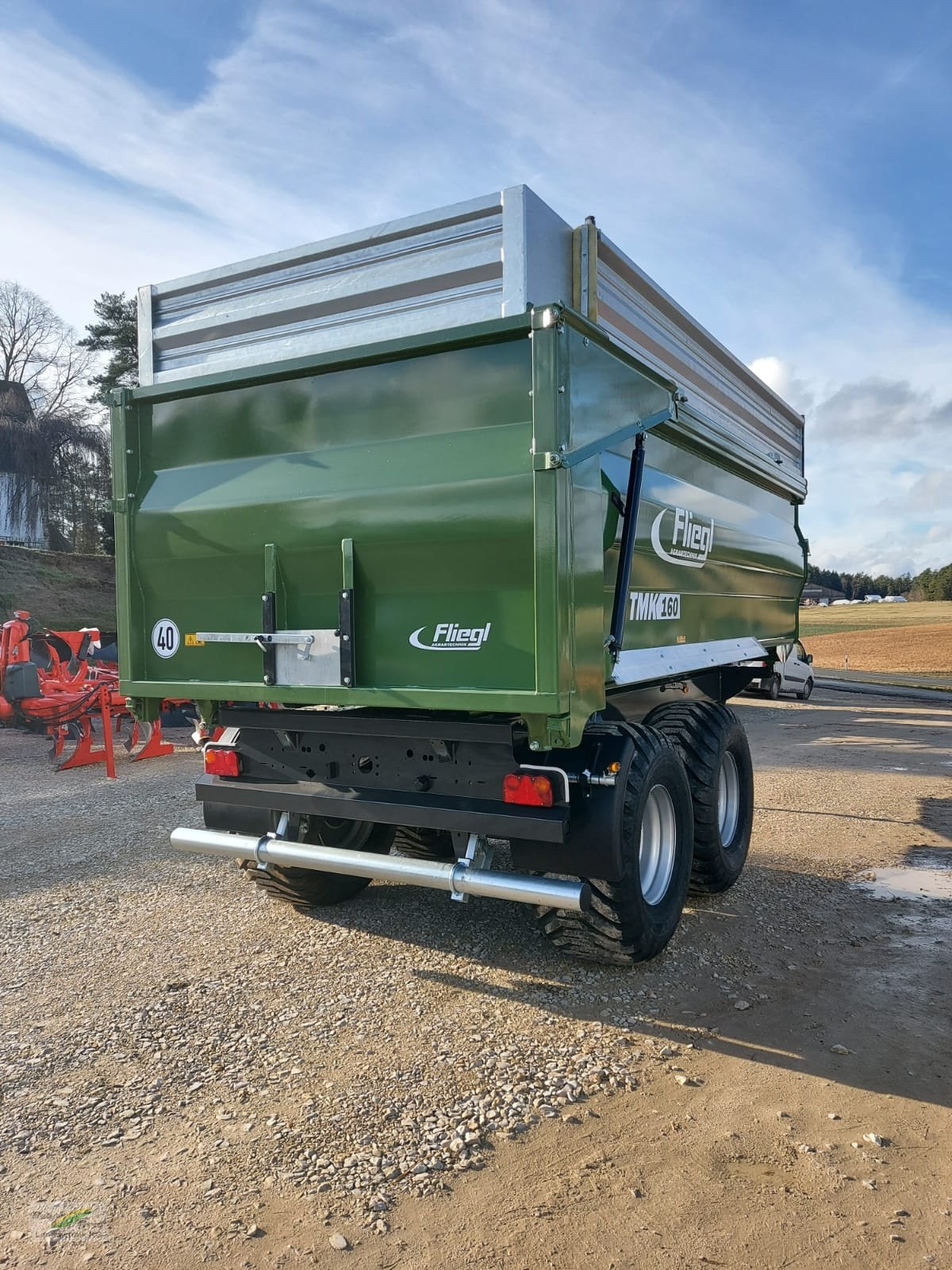 Muldenkipper del tipo Fliegl TMK 160, Neumaschine en Pegnitz-Bronn (Imagen 5)