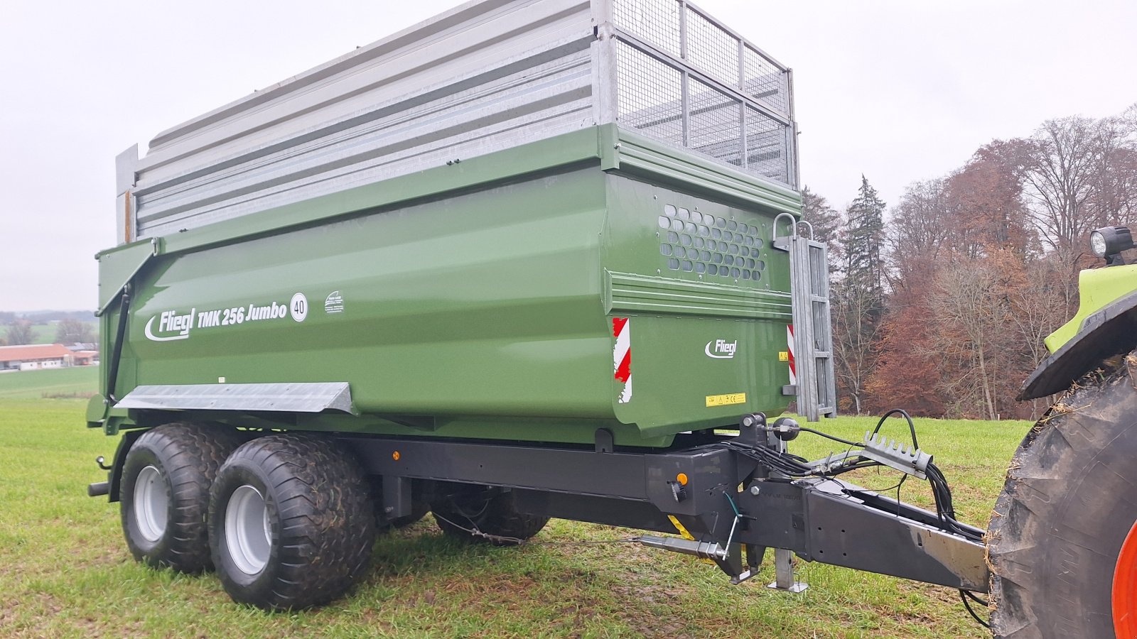 Muldenkipper van het type Fliegl TMK 256 Jumbo, Gebrauchtmaschine in Emmering (Foto 2)