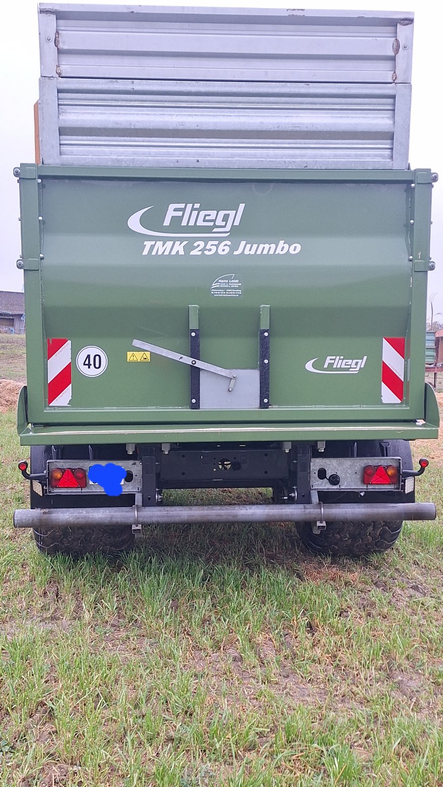 Muldenkipper van het type Fliegl TMK 256 Jumbo, Gebrauchtmaschine in Emmering (Foto 11)