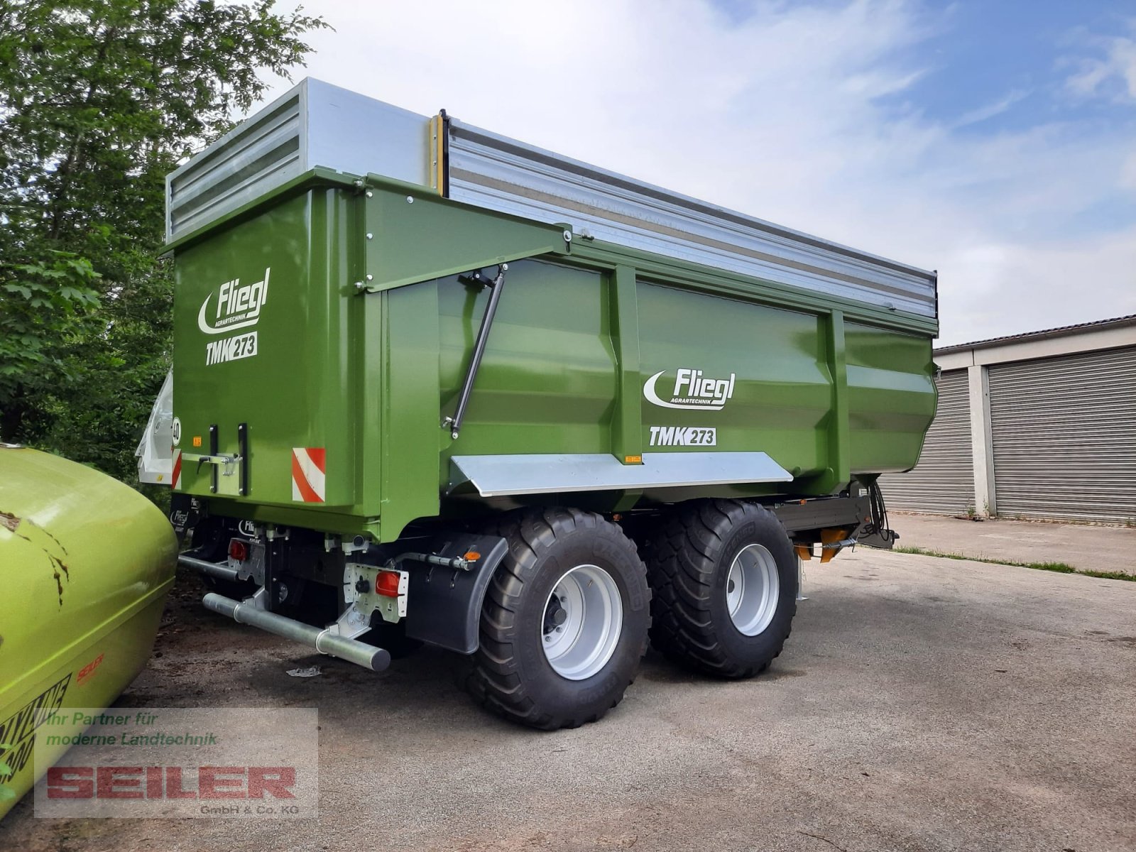 Muldenkipper van het type Fliegl TMK 273 FOX JUMBO 40m³, Neumaschine in Ansbach (Foto 3)