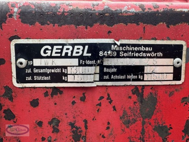 Muldenkipper typu Gerbl TWK 13000, Gebrauchtmaschine v Münzkirchen (Obrázok 11)