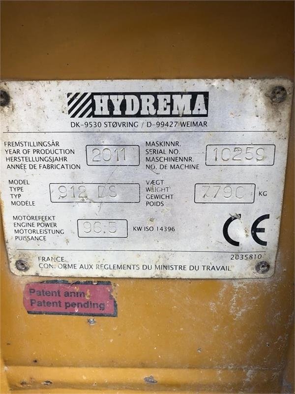 Muldenkipper от тип Hydrema 912DS, Gebrauchtmaschine в Aalborg SV (Снимка 8)