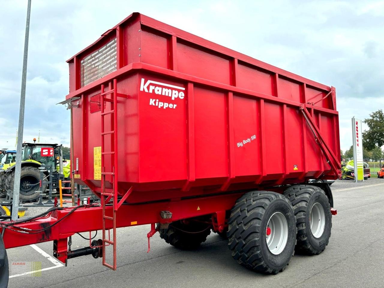 Muldenkipper del tipo Krampe BIG BODY BB 550 Tandem Muldenkipper, TOP !, Gebrauchtmaschine en Molbergen (Imagen 2)