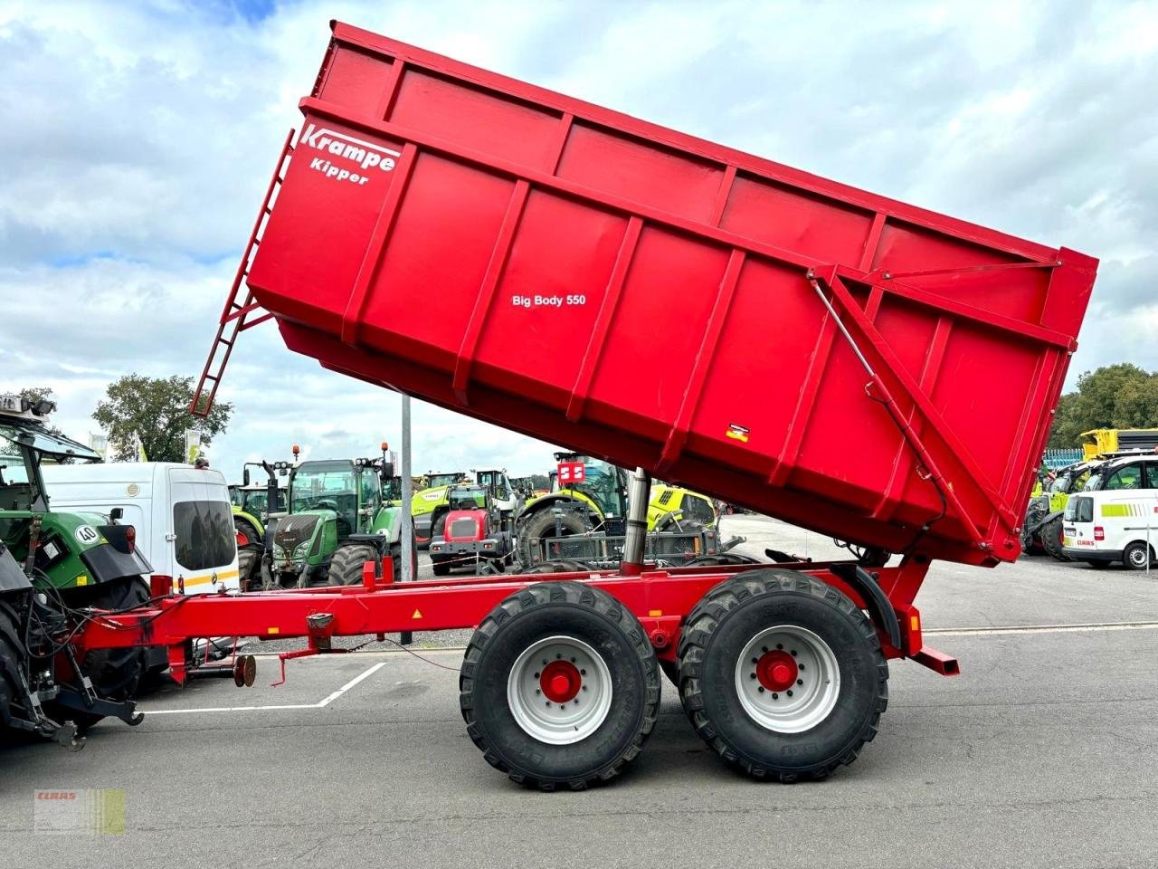 Muldenkipper van het type Krampe BIG BODY BB 550 Tandem Muldenkipper, Gebrauchtmaschine in Molbergen (Foto 7)