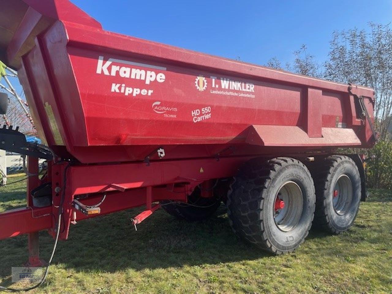 Muldenkipper van het type Krampe HD 550, Gebrauchtmaschine in Belzig-Schwanebeck (Foto 1)