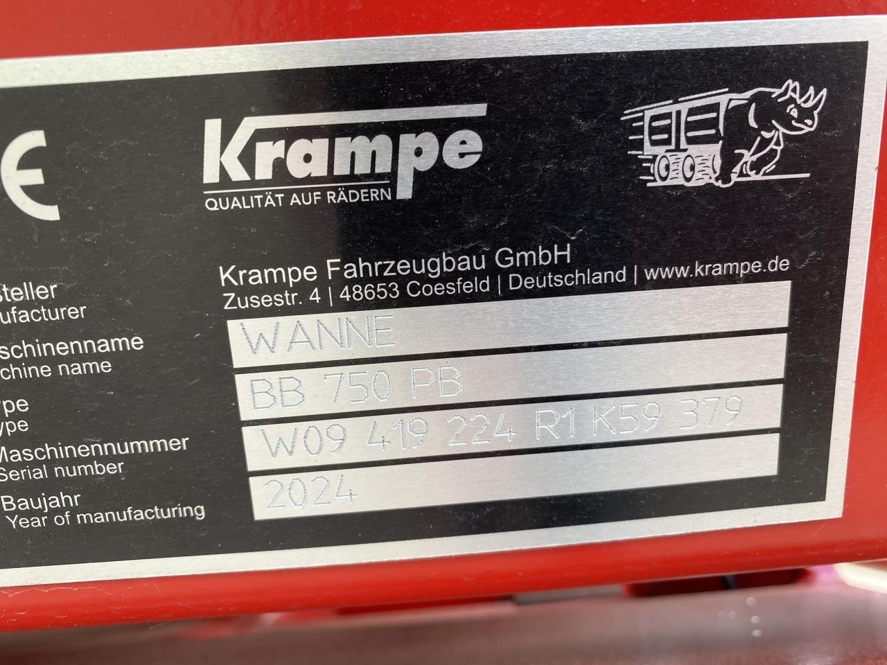 Muldenkipper a típus Krampe PB 760, Gebrauchtmaschine ekkor: Holstebro (Kép 6)