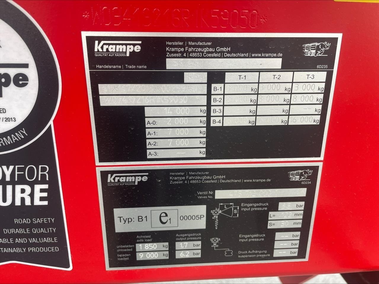 Muldenkipper от тип Krampe SK 460L, Gebrauchtmaschine в Skanderborg (Снимка 2)