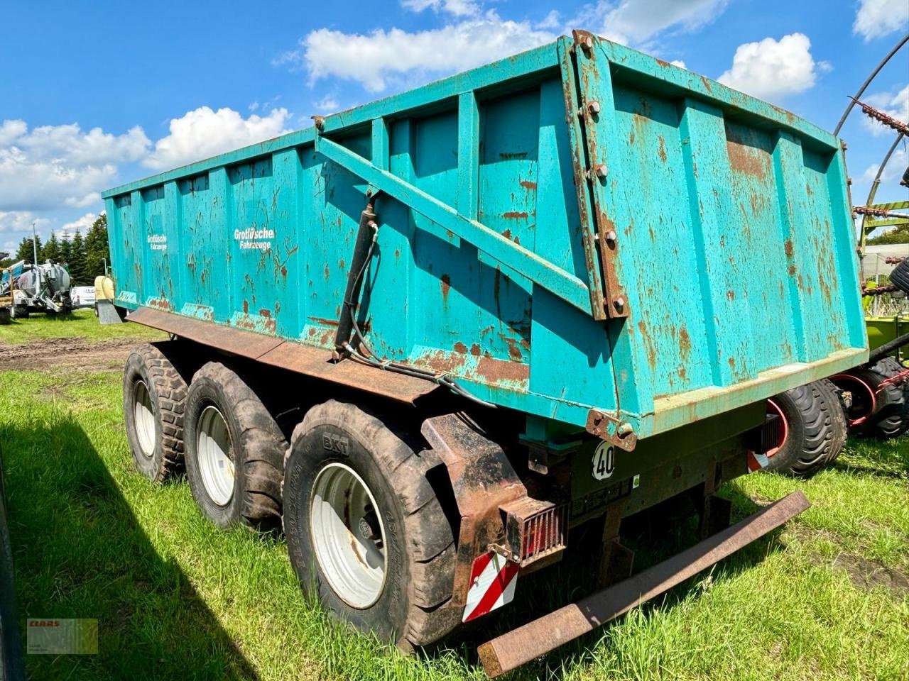 Muldenkipper van het type Sonstige GROTLÜSCHEN Muldenkipper 30 to., Tridem, Maisaufsatz optional, Häckselwagen, 2x verfügbar !, Gebrauchtmaschine in Westerstede (Foto 3)