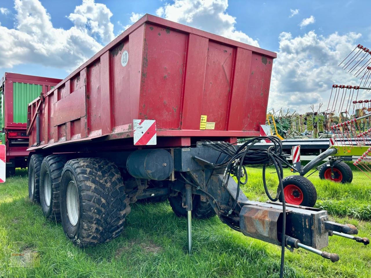 Muldenkipper des Typs Sonstige GROTLÜSCHEN Muldenkipper 30 to., Tridem, Maisaufsatz optional, Häckselwagen, 3x verfügbar !, Gebrauchtmaschine in Westerstede (Bild 7)