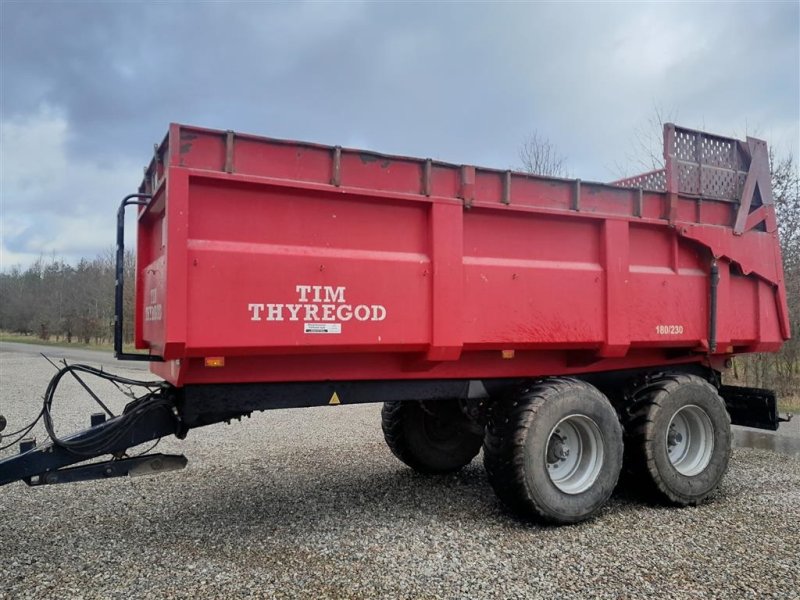 Muldenkipper типа Tim 180/230 Tipstabilisator, græssider, affjedret træk,, Gebrauchtmaschine в Vojens (Фотография 1)