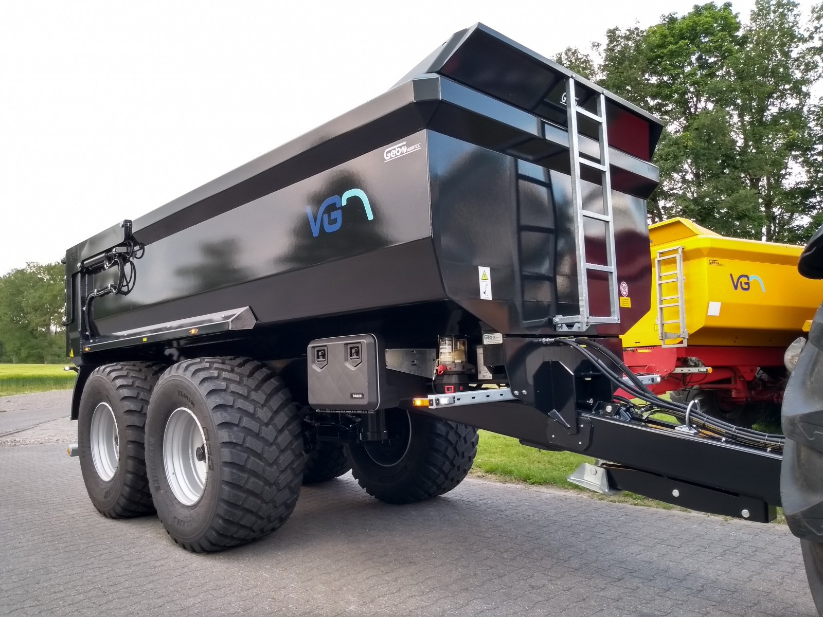 Muldenkipper del tipo VGM (Van Ginkel machines) ZK22-2 Schwerlast-Muldenkipper mit Beka-Max Zentralschmieranlage, **sofort verfügbar!**, Neumaschine en Bocholt (Imagen 9)