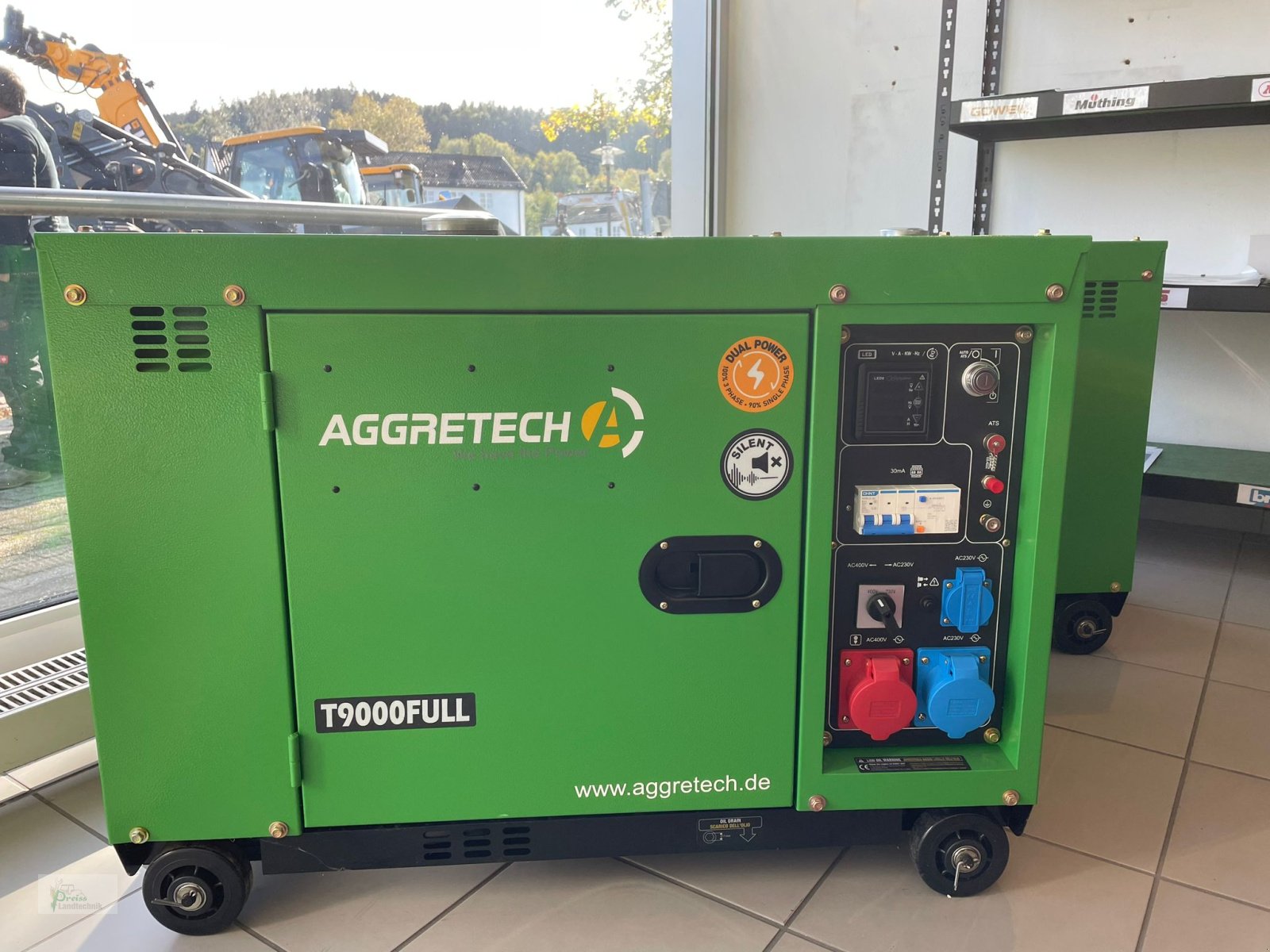 Notstromaggregat of the type Aggretech T9000FULL, Neumaschine in Bad Kötzting (Picture 3)