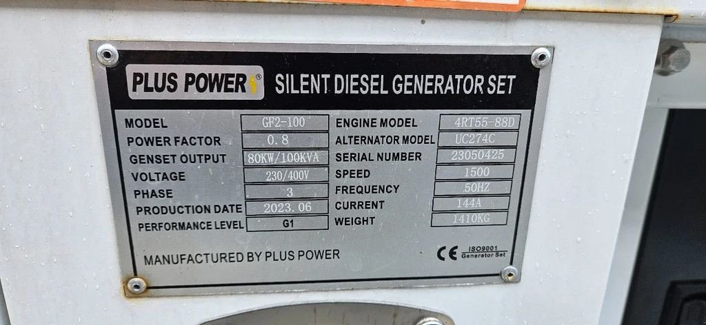 Notstromaggregat του τύπου Atlas Copco PLUS POWER GF2-100, Neumaschine σε Scharsterbrug (Φωτογραφία 11)