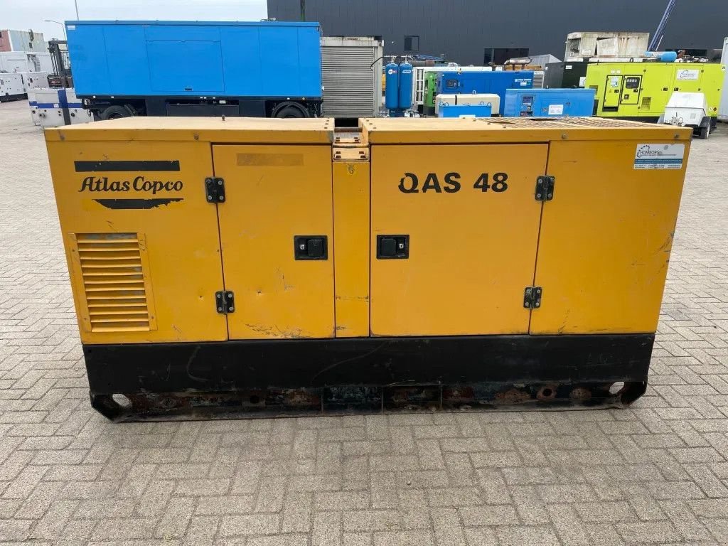 Notstromaggregat Türe ait Atlas Copco QAS 48 -Perkins 50 KVA silent, Gebrauchtmaschine içinde VEEN (resim 10)