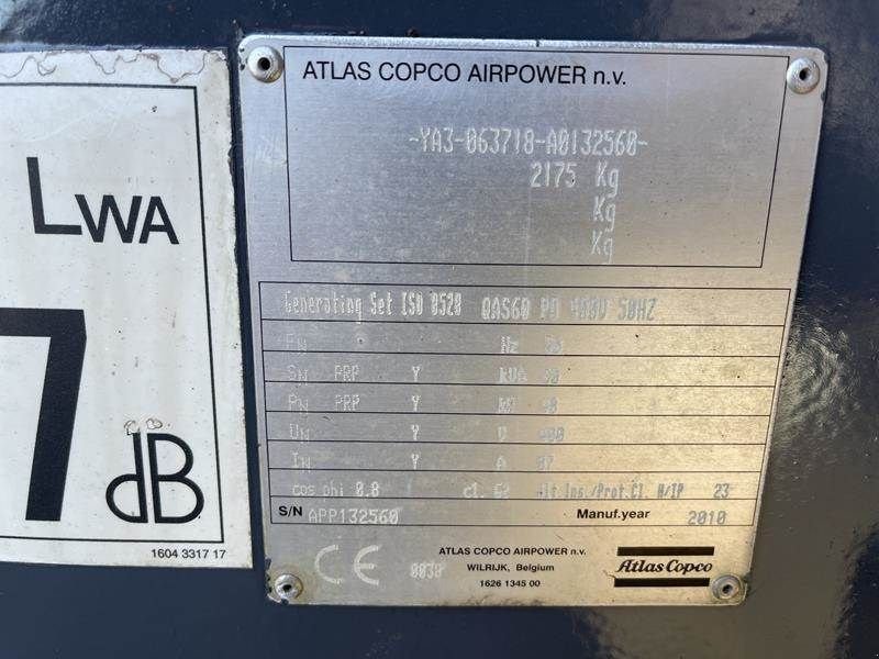 Notstromaggregat des Typs Atlas Copco QAS 60, Gebrauchtmaschine in Waregem (Bild 11)