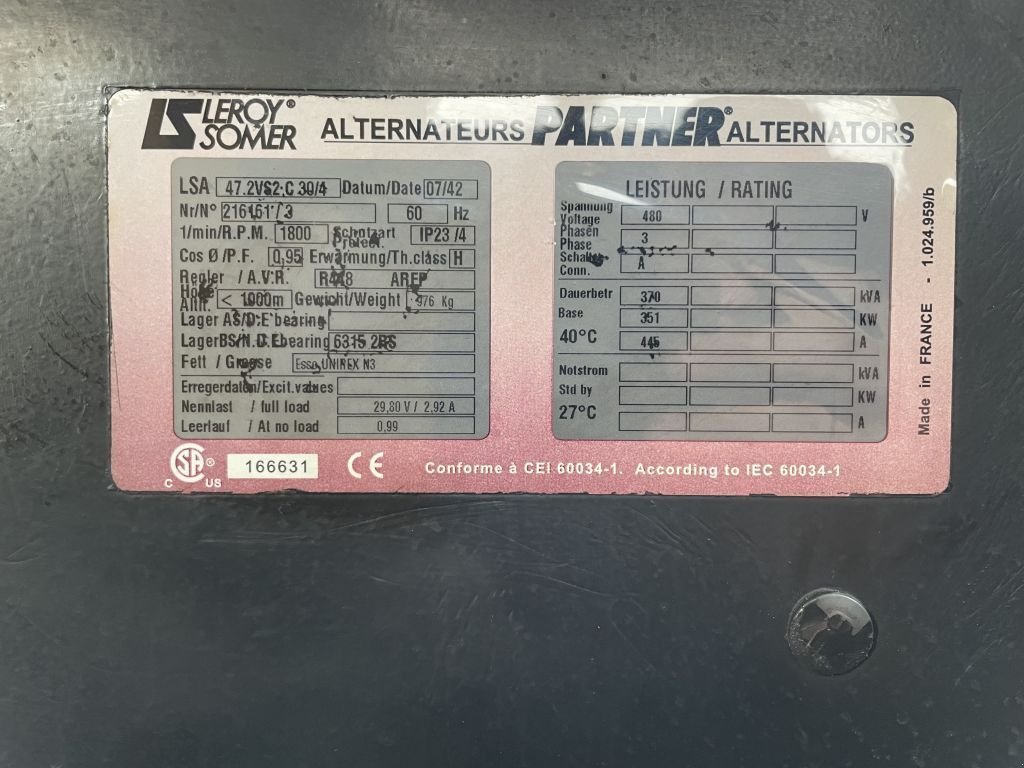 Notstromaggregat του τύπου Caterpillar C12 Leroy Somer 400 kVA Silent generatorset, Gebrauchtmaschine σε VEEN (Φωτογραφία 4)